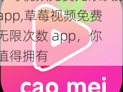 草莓视频免费无限次数app,草莓视频免费无限次数 app，你值得拥有