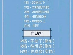 赛车计划换挡时机把握技巧分享攻略：精准掌握速度与转速的诀窍