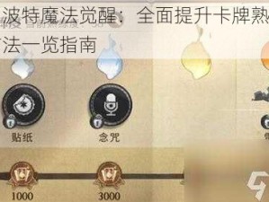 哈利波特魔法觉醒：全面提升卡牌熟练度的方法一览指南