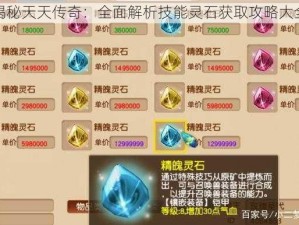 揭秘天天传奇：全面解析技能灵石获取攻略大全