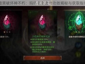 暗黑破坏神不朽：玛塔诺斯遗物功效揭秘与获取指南