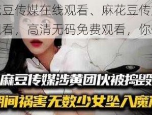 麻花豆传媒在线观看、麻花豆传媒在线观看，高清无码免费观看，你懂的