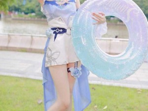 原神琴泳装海风之梦梦幻cosplay：琴之韵，夏日海边的炽热风情