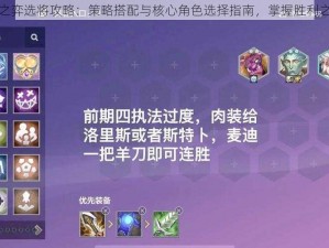 云顶之弈选将攻略：策略搭配与核心角色选择指南，掌握胜利之关键