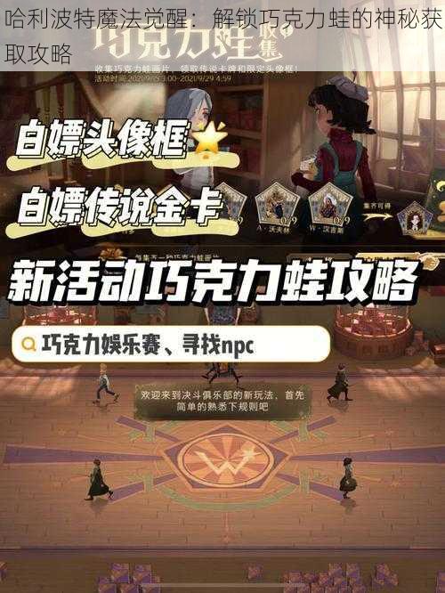 哈利波特魔法觉醒：解锁巧克力蛙的神秘获取攻略