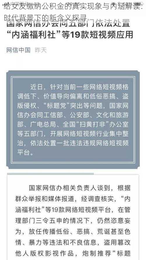 给女友缴纳公积金的真实现象与内涵解读：时代背景下的新含义探寻