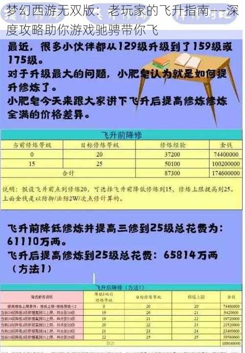 梦幻西游无双版：老玩家的飞升指南——深度攻略助你游戏驰骋带你飞