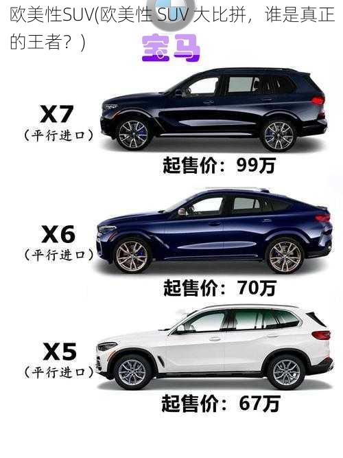 欧美性SUV(欧美性 SUV 大比拼，谁是真正的王者？)