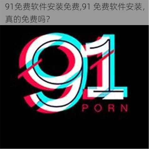 91免费软件安装免费,91 免费软件安装，真的免费吗？