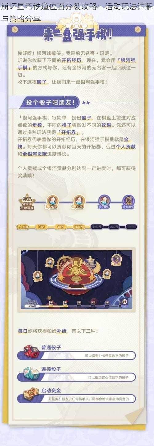 崩坏星穹铁道位面分裂攻略：活动玩法详解与策略分享