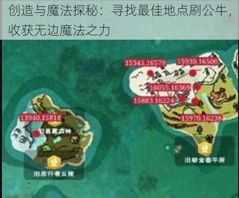 创造与魔法探秘：寻找最佳地点刷公牛，收获无边魔法之力