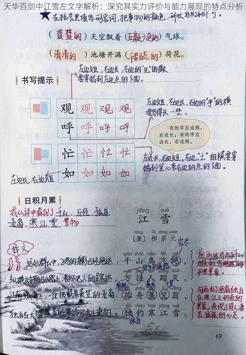 天华百剑中江雪左文字解析：深究其实力评价与能力展现的特点分析