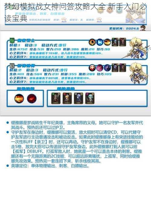 梦幻模拟战女神问答攻略大全 新手入门必读宝典