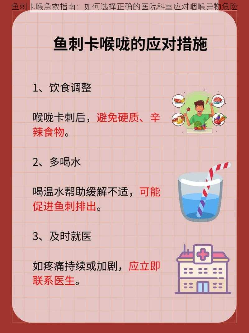 鱼刺卡喉急救指南：如何选择正确的医院科室应对咽喉异物危险